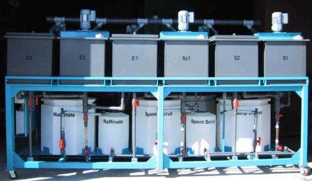 Solvent extraction plant for the recovery of zirconium.